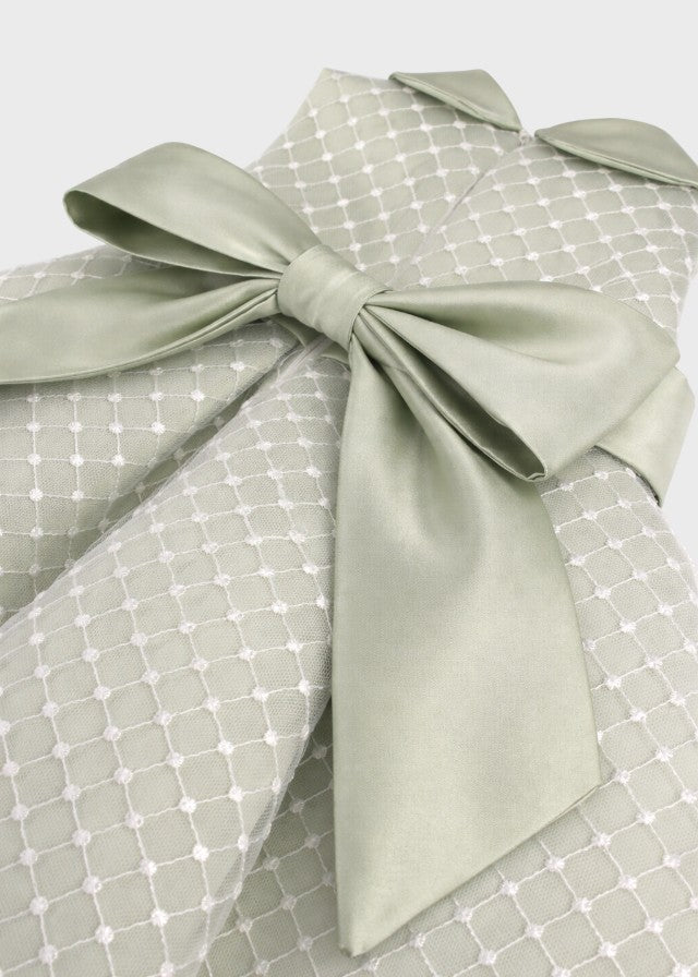 Abito Pizzo Pois Verde GG2635I