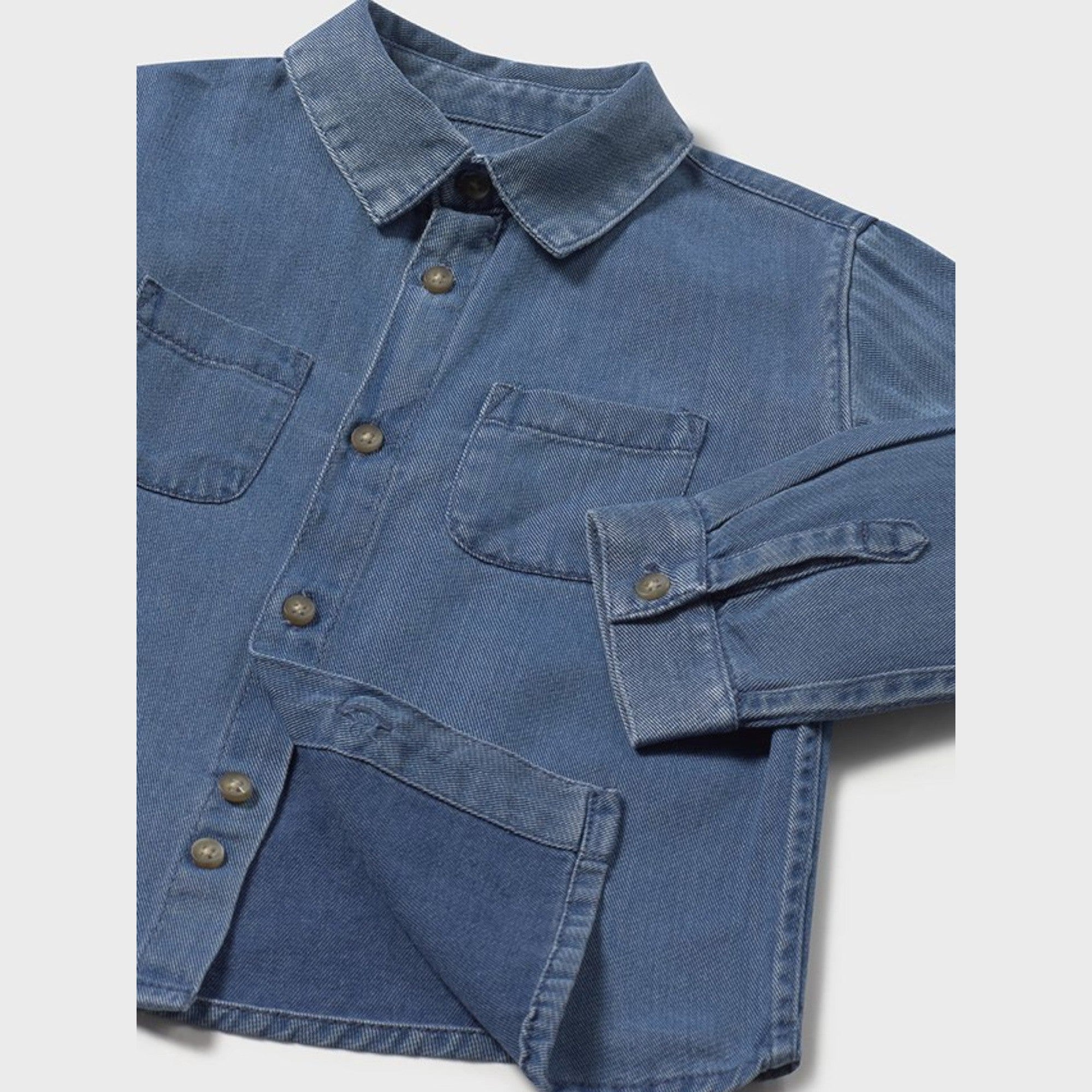 Camicia m/l denim Bimbo Blu 2108/5 -  NANU' BABY