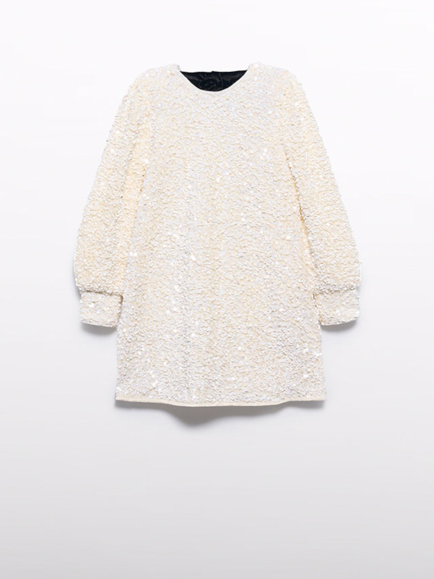 Abito lustrini velluto Bimba PANNA 5525/3 -  NANU' BABY