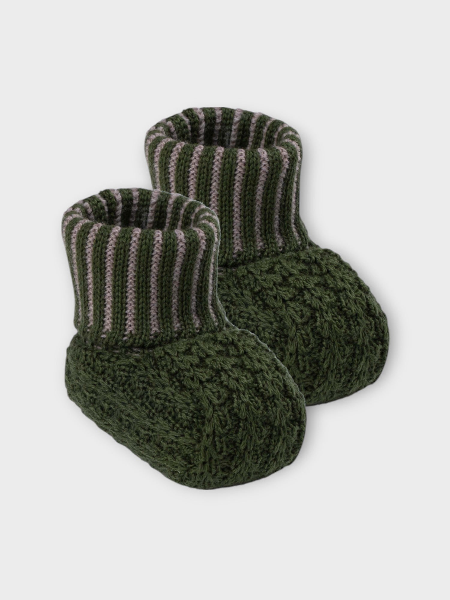 Babbucce Neonato VERDE IN62S -  NANU' BABY