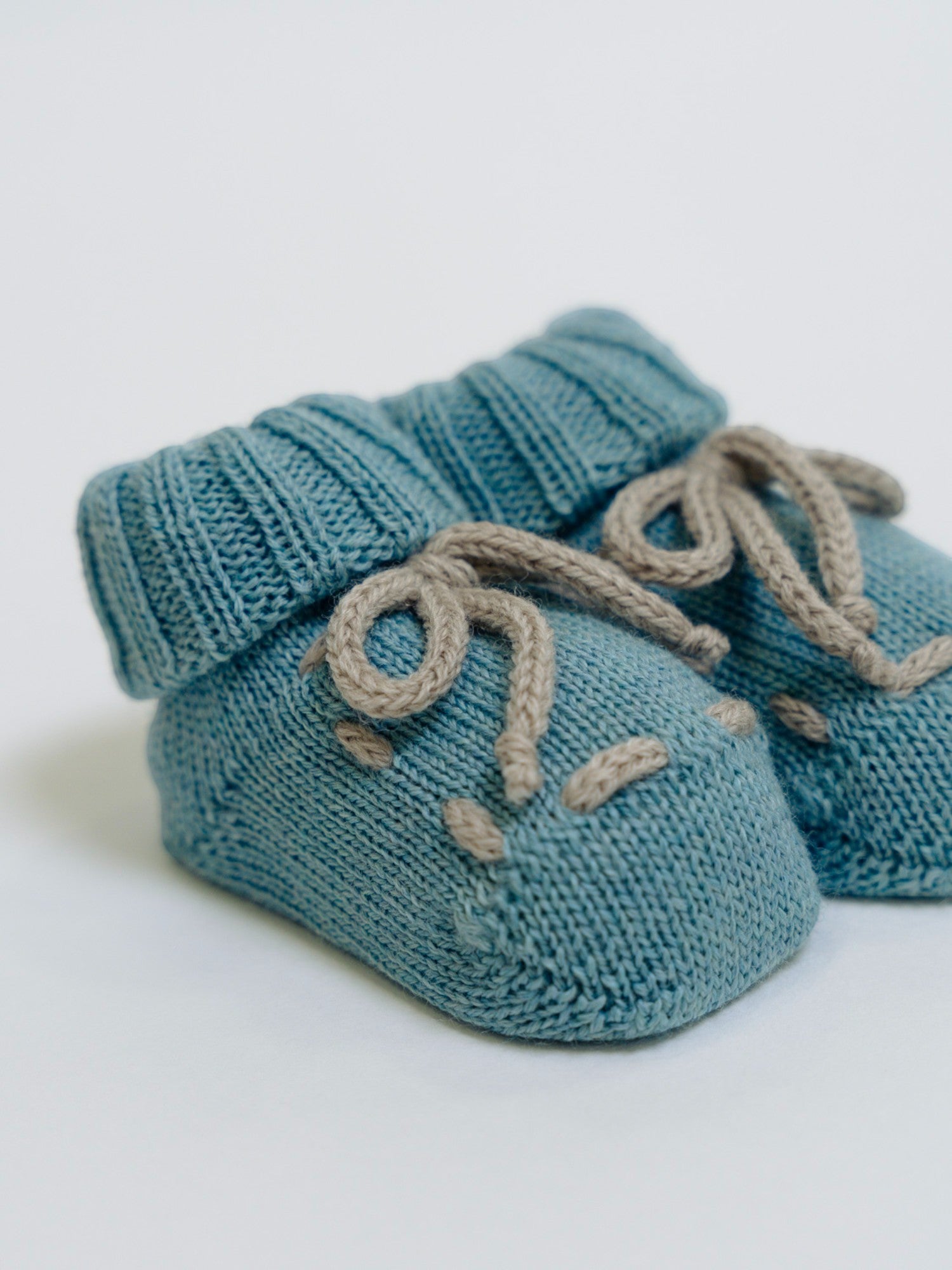 Babbucce Lacci Neonato EUCALIPTO SCOIATTOLO 721 -  NANU' BABY