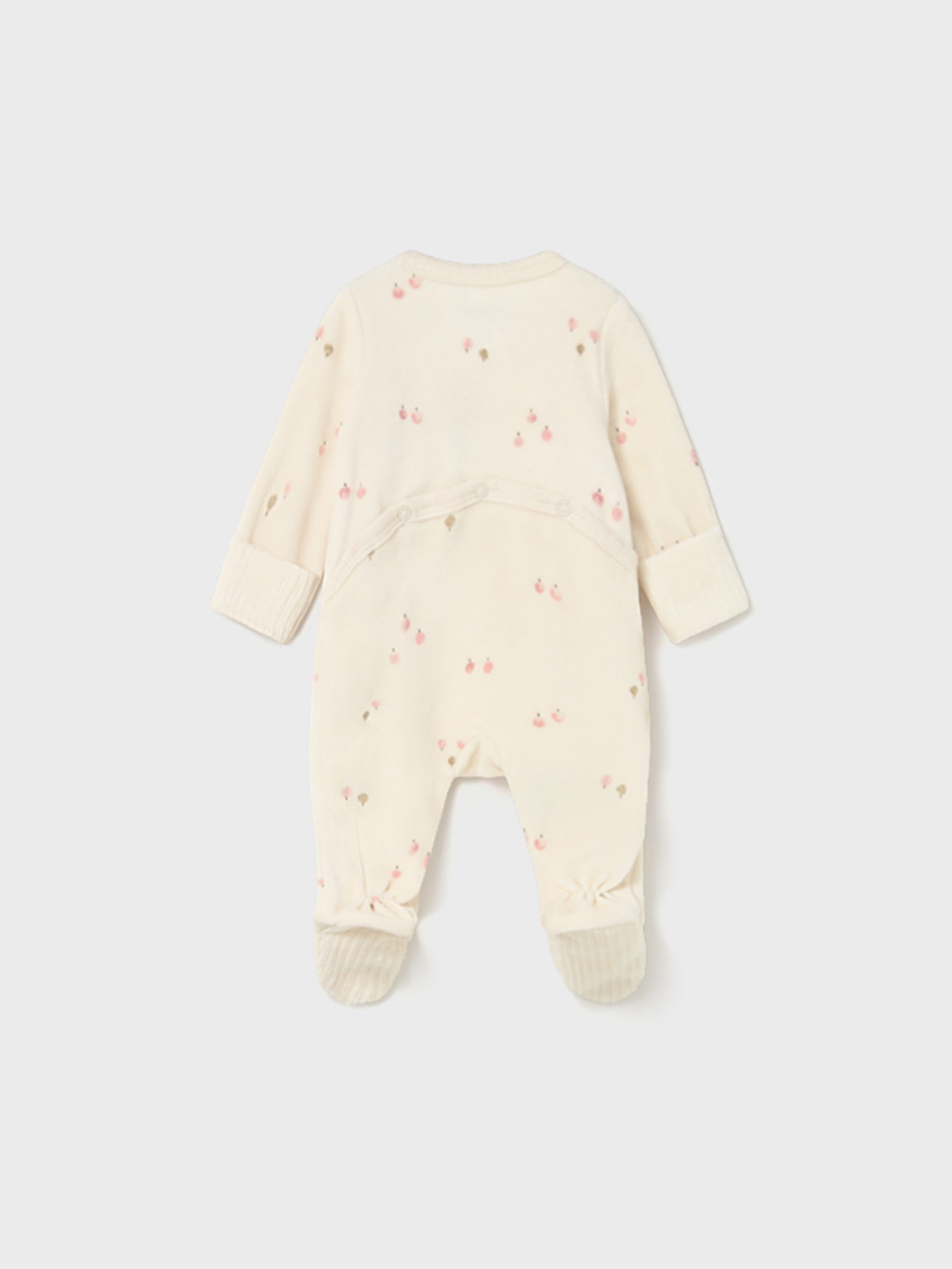 Pagliaccetto ciniglia Neonato Beige 2729/41 -  NANU' BABY