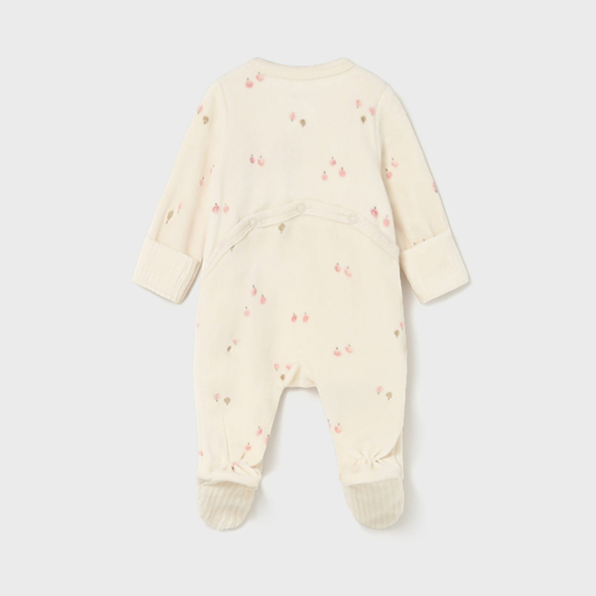 Baby girl's chenille romper, beige, 2729/41