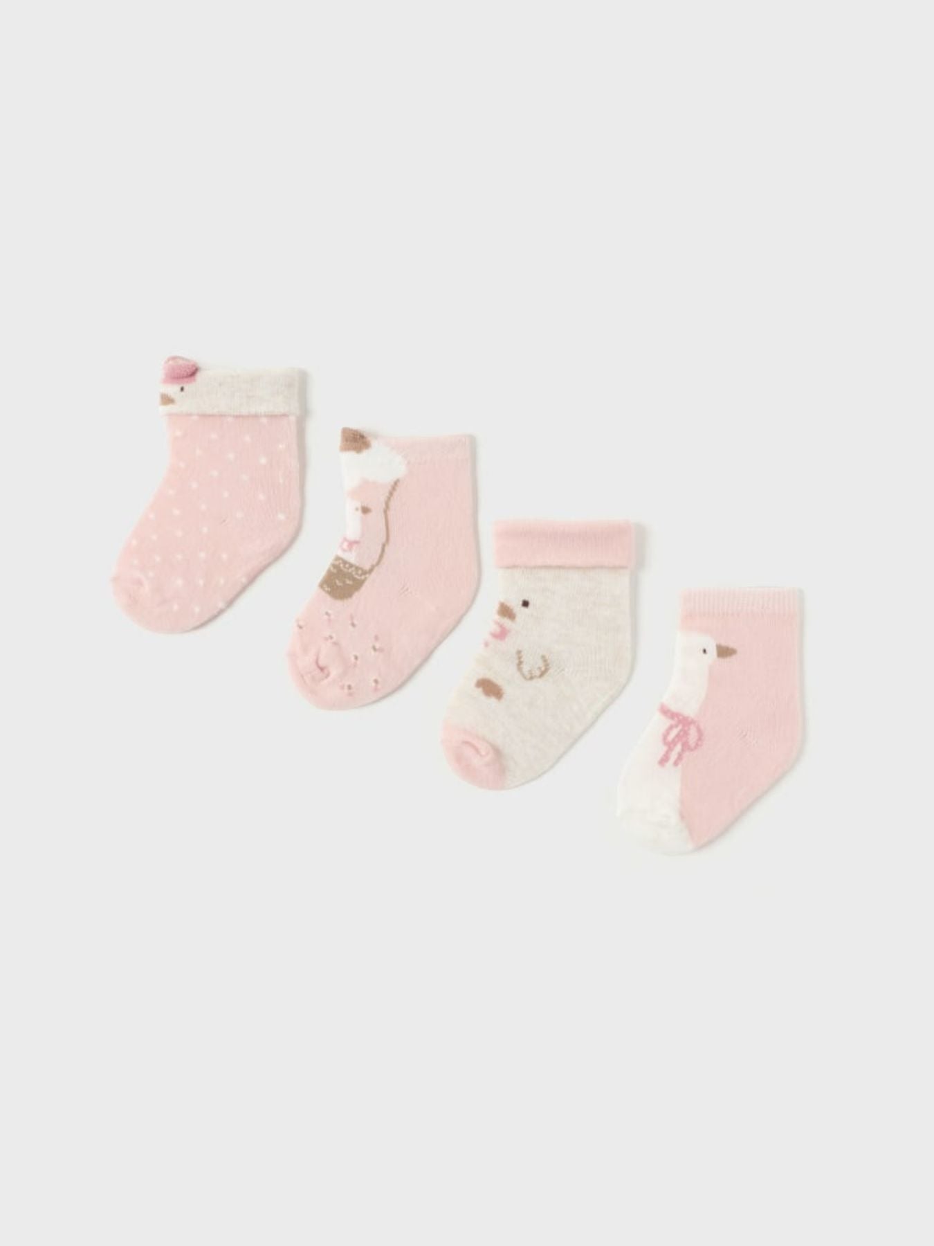 Set mit 4 rosa Socken 2G-9762/RB