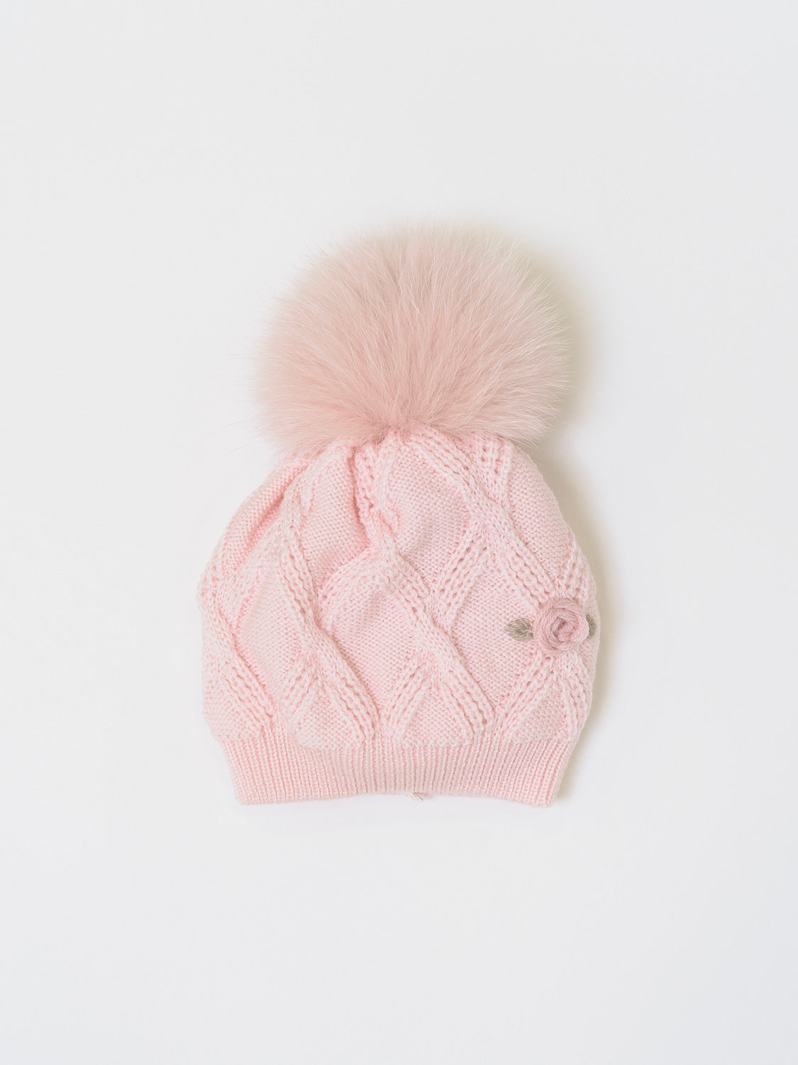 Cuffia Neonata ROSA IN2471/R -  NANU' BABY