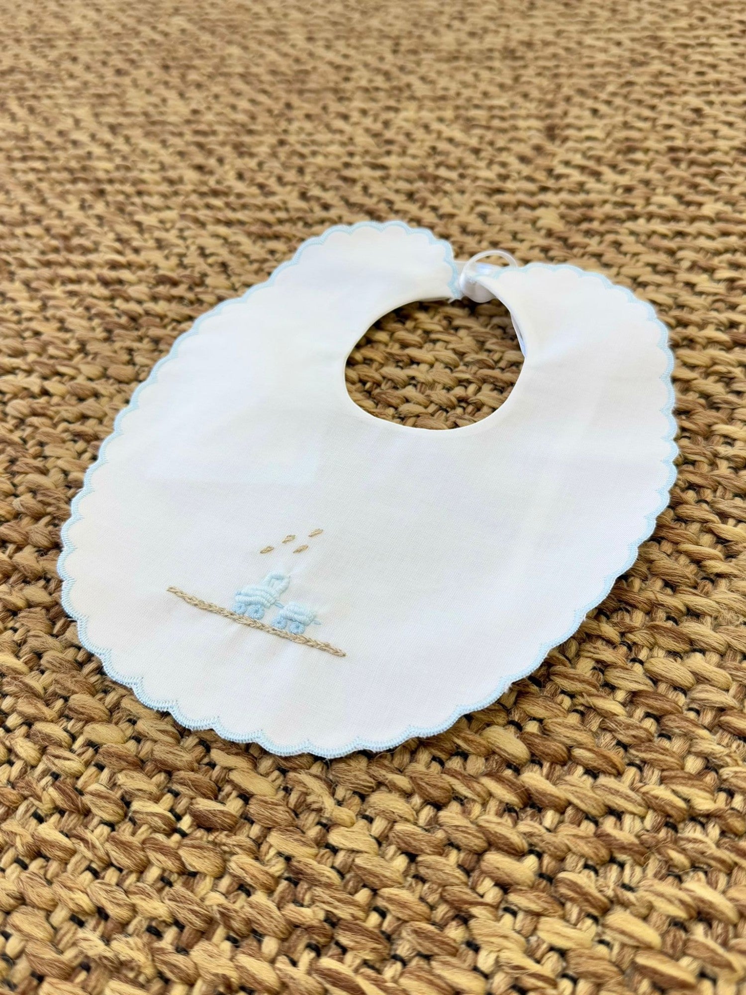 Bavetta in cotone Batista Neonato BIANCO THOMAS/BV