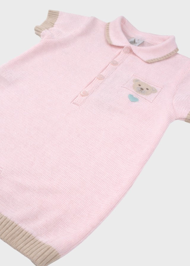 Tutina Corta Teddy Rosa EK6015/R