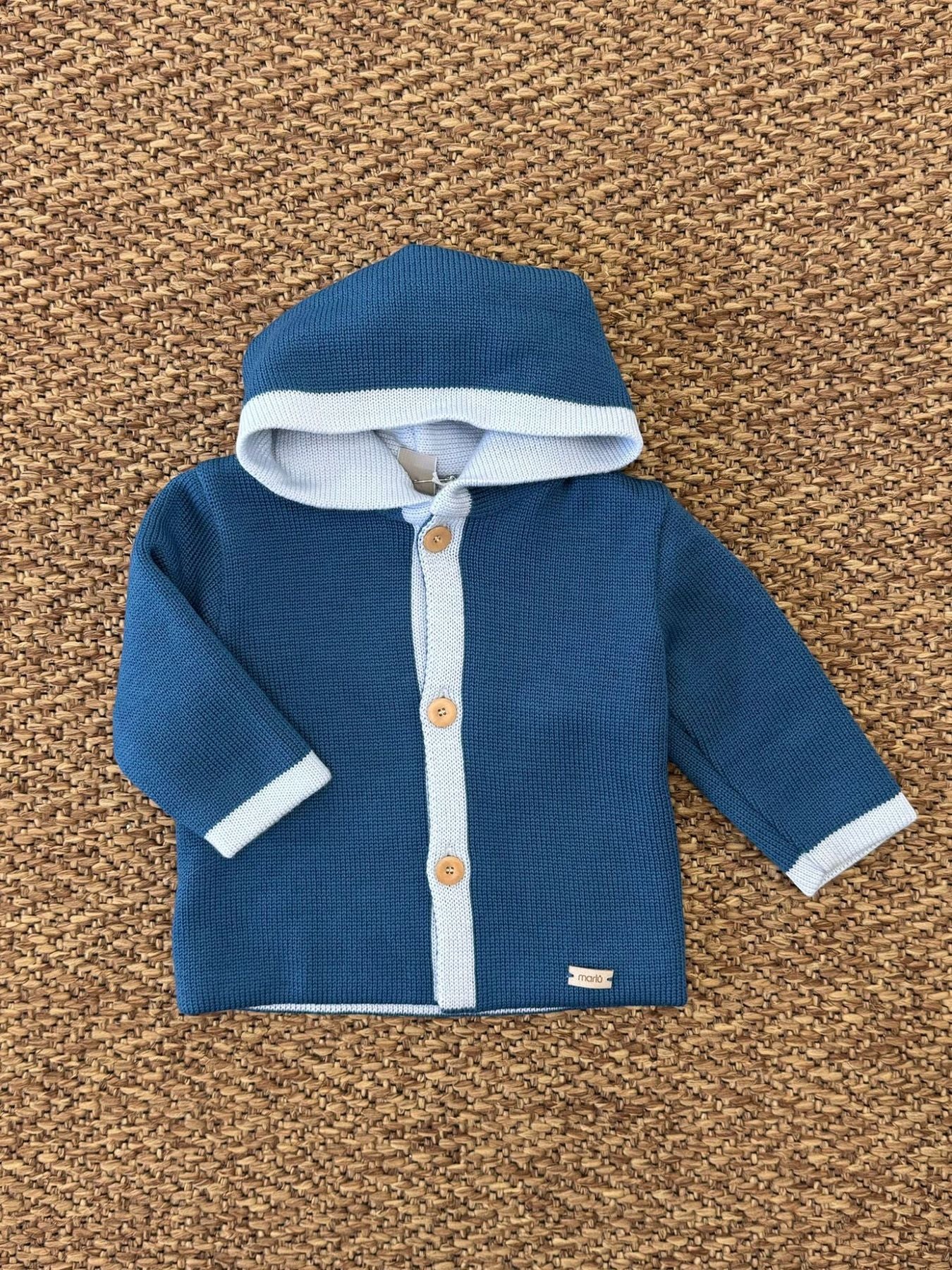 Cappotto in lana Neonato BLU IB7640 -  NANU' BABY
