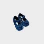 Blue Velvet Ballerina Flower Girl Dress - AMBARABA'