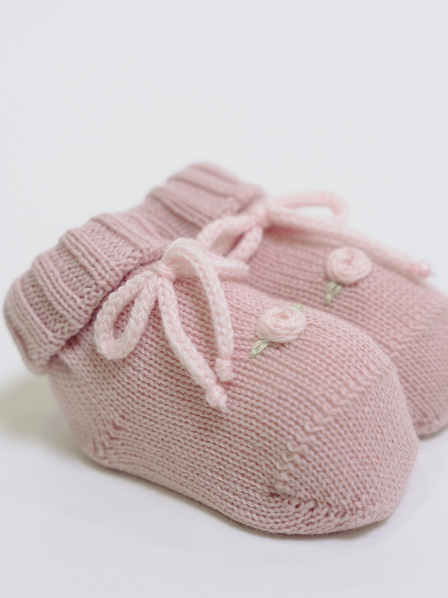 Babbucce Camelie Neonata ROSA ANTICO CAMELIE 715 -  NANU' BABY