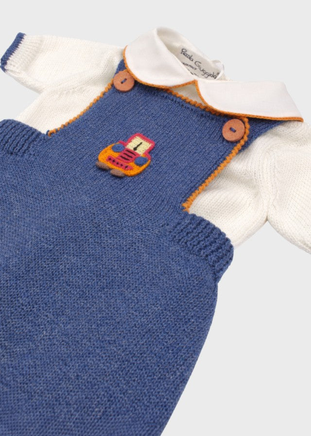 Blaue Baumwoll-Autooveralls CETIN/SL-B