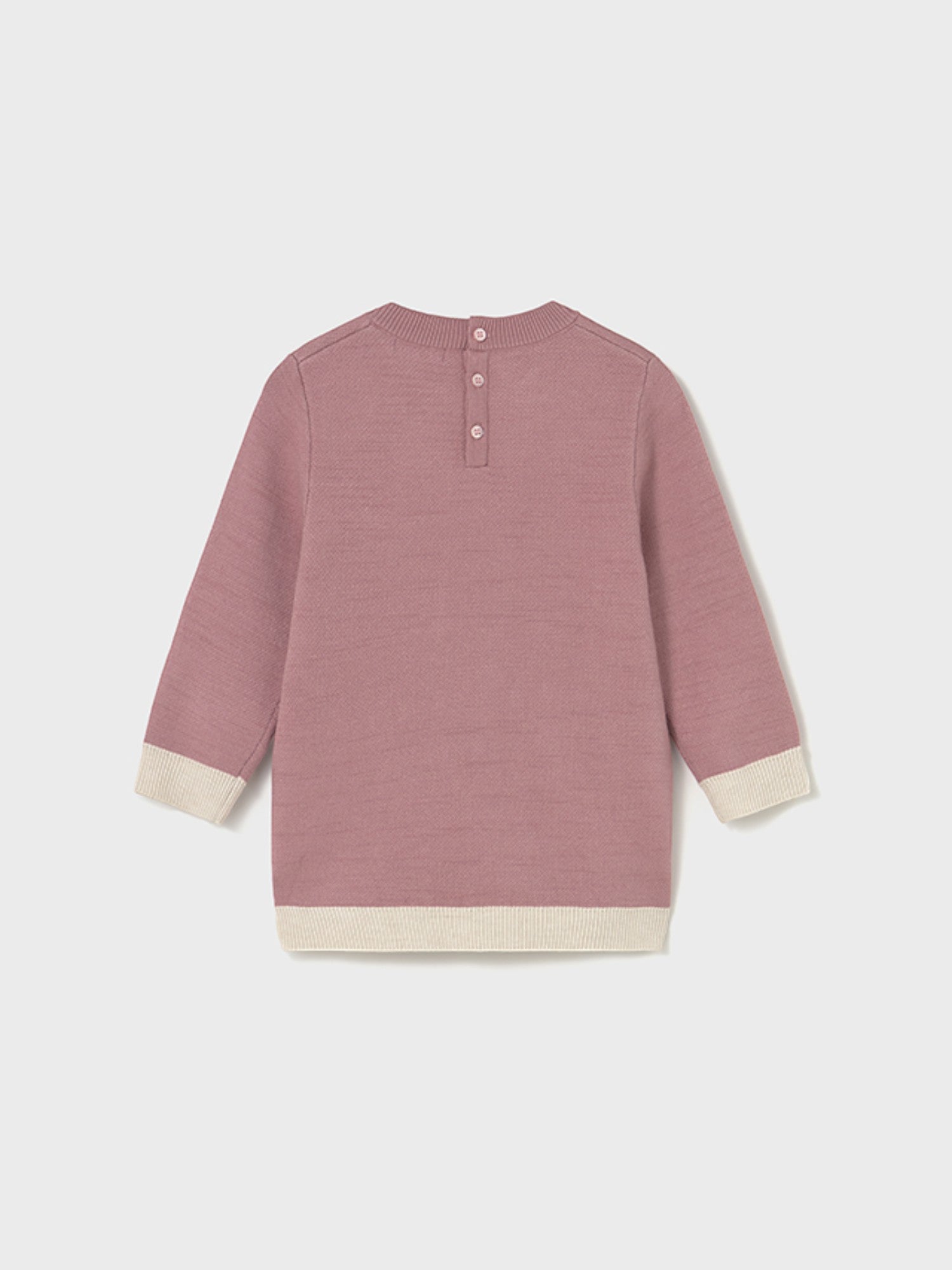 Abito maglia jacquard Bimba Rosa 2911/31 -  NANU' BABY