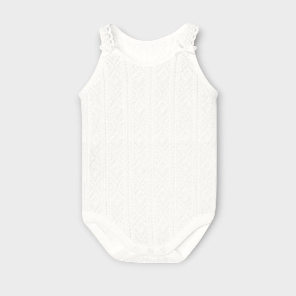 Body Intimo con spalline sottili Neonata BIANCO 1012 -  NANU' BABY