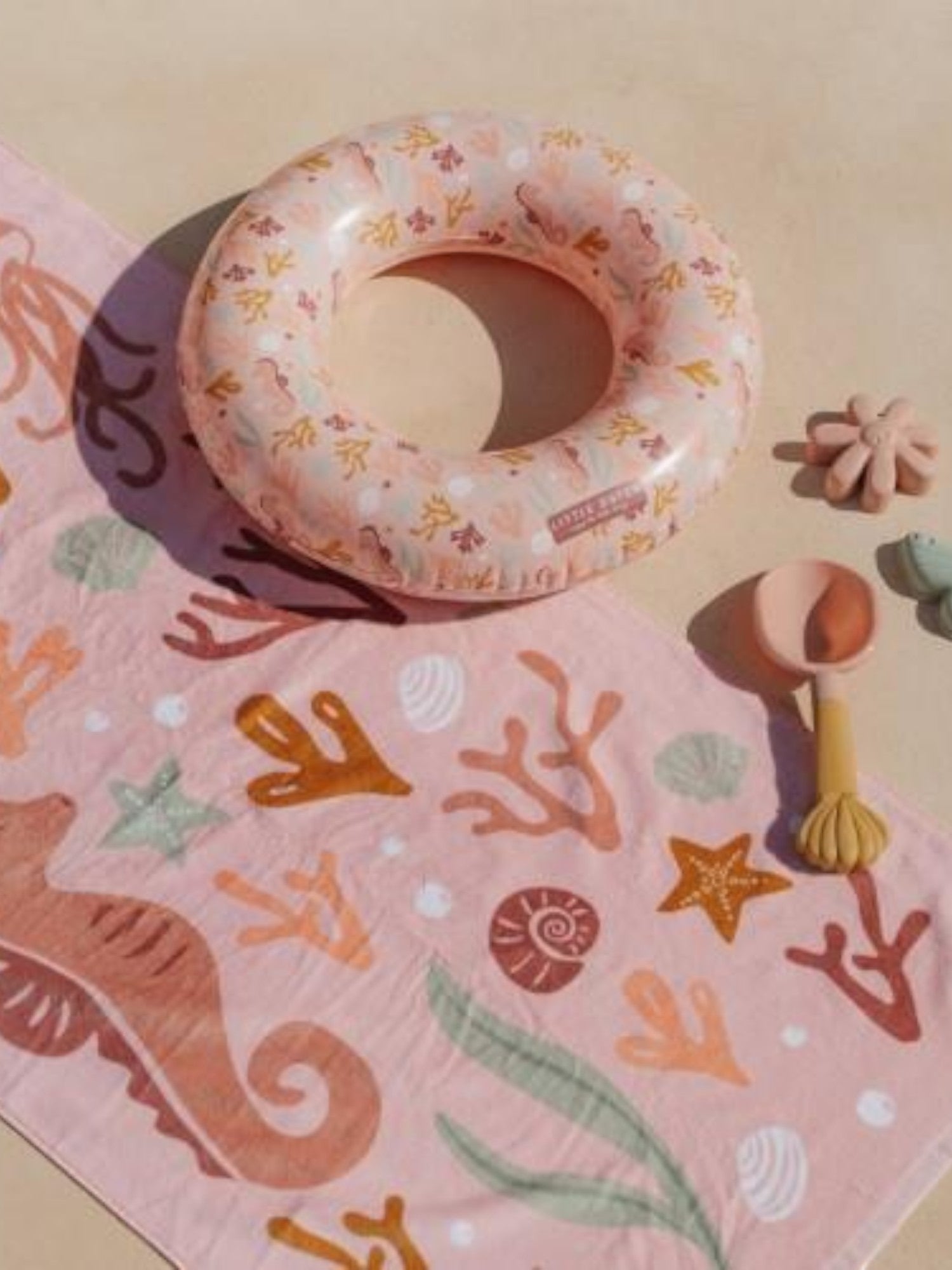 Asciugamano spiaggia Bimba ROSA 125841
