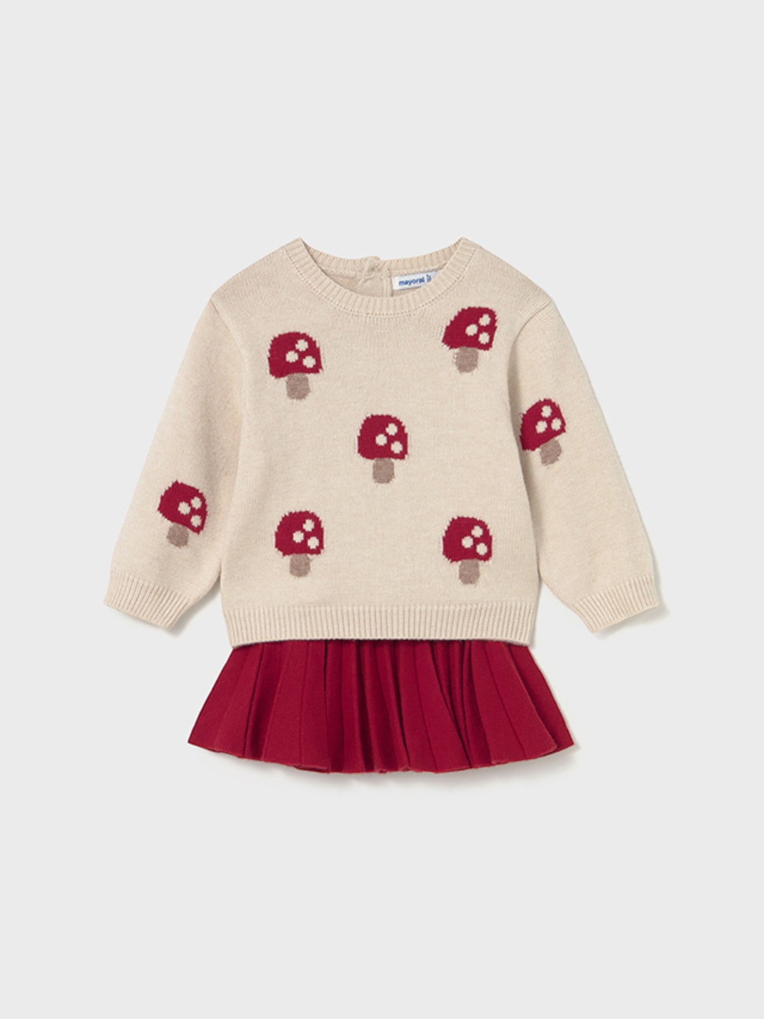 Completo gonna tricot Bimba Rosso 2925/15 -  NANU' BABY