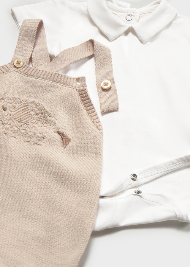 Completo Salopette Body Avorio 1609/69