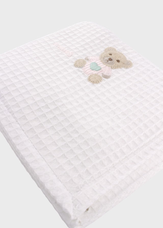 Mussolina Teddy Ricamato Rosa EK60QU/R