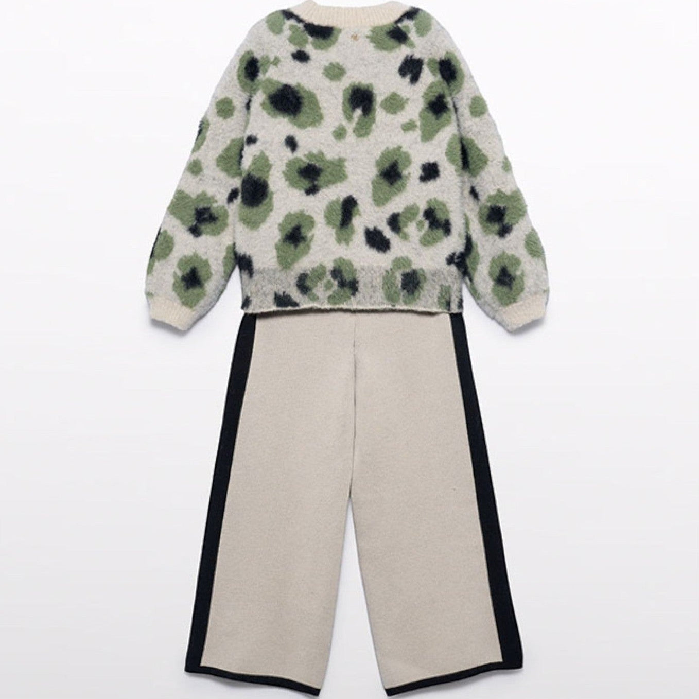 Compl. pantalone leopardo pel Bimba Nero 5733/1 -  NANU' BABY