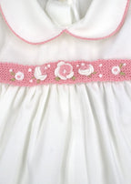 Completo Rigatino Ricamo Rococo' LULÙ/3132