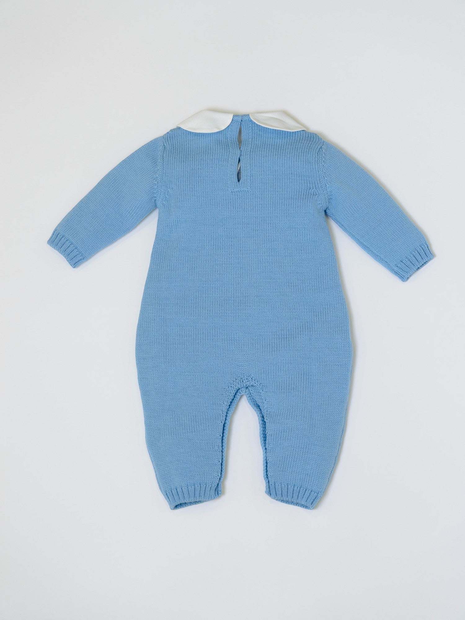 Tutina Trecce Neonato AZZURRO BRAIDING 316/A -  NANU' BABY