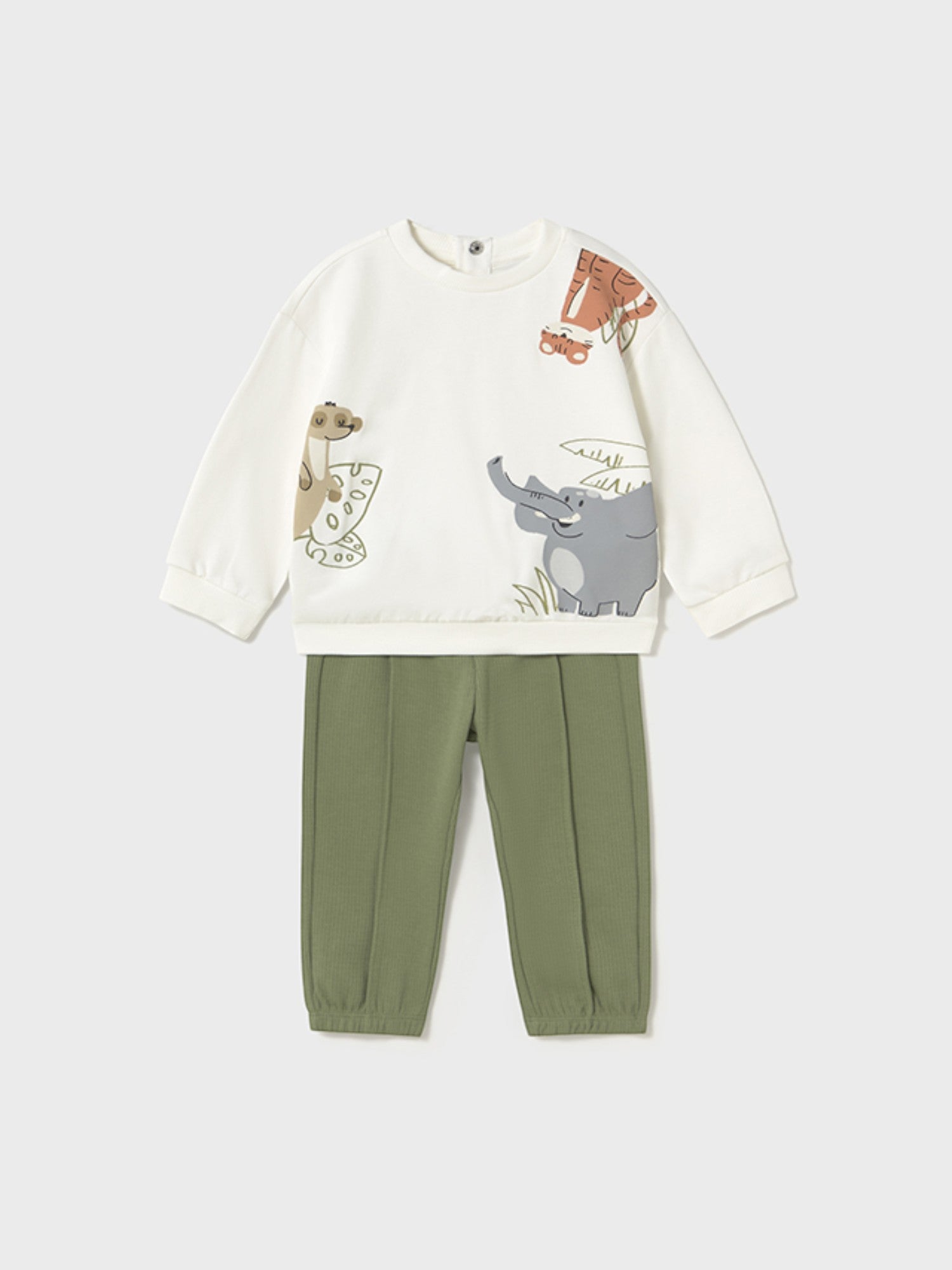 Tuta pullover Bimbo VERDE 1841/29