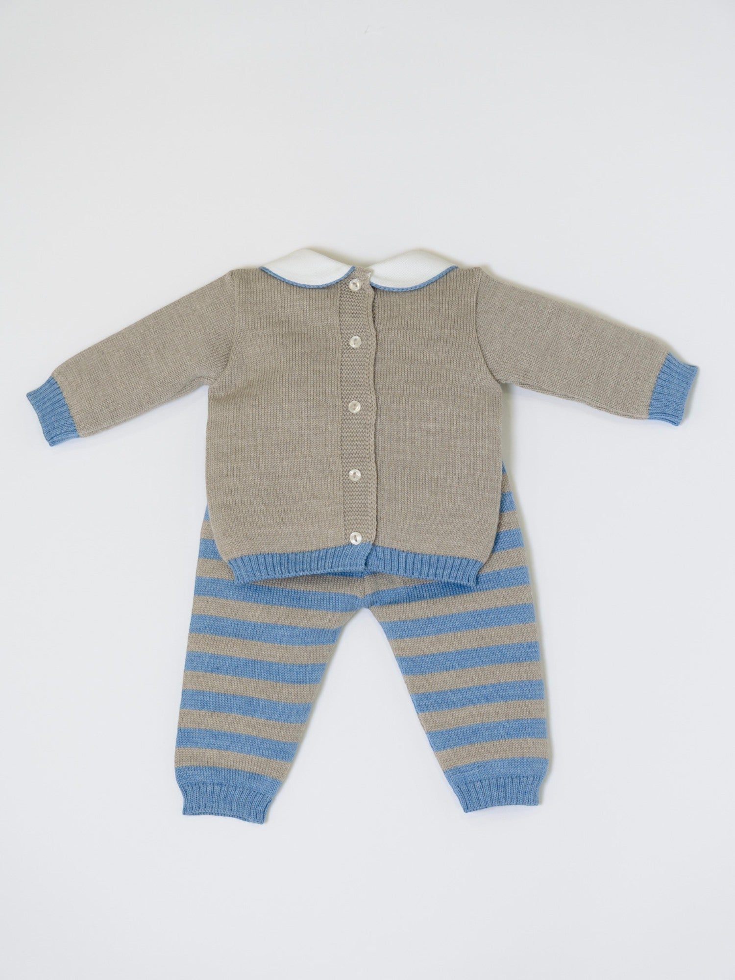 Completo nascita Righe Neonato AVORIO RIGHE 523/A -  NANU' BABY