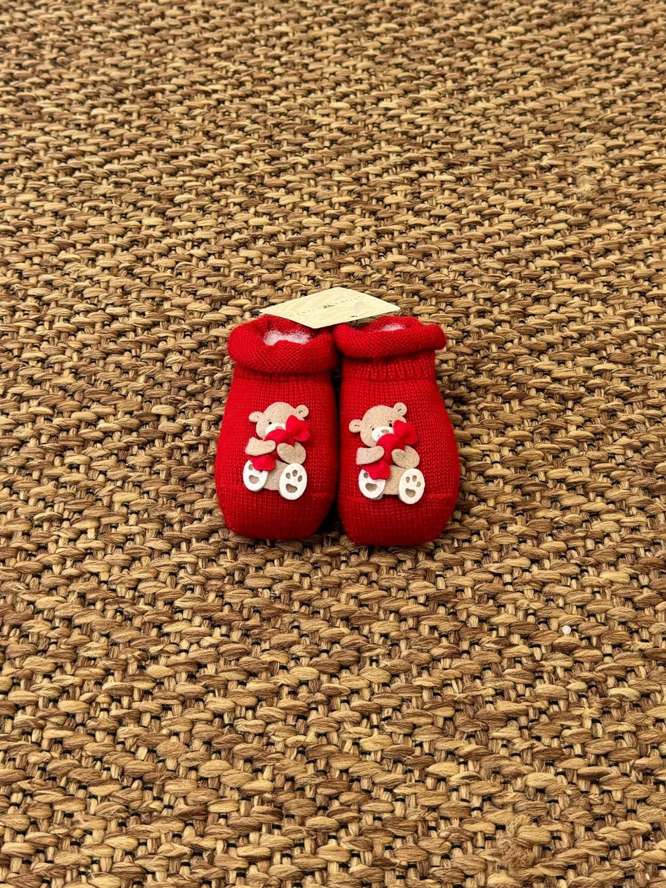 Baby Bear Slippers GREY