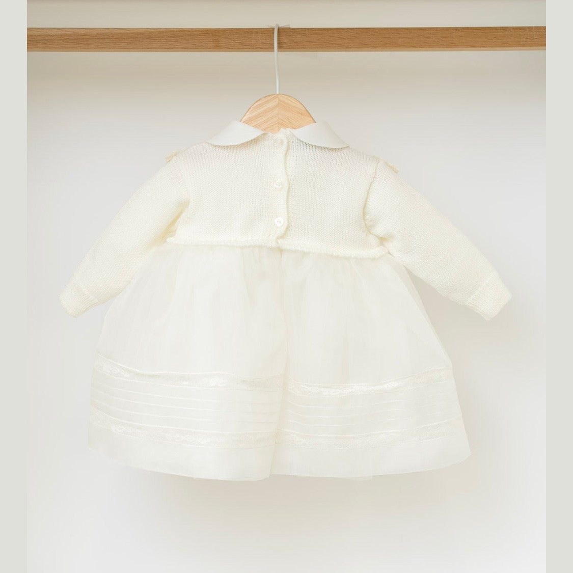 Abito Cerimonia Bimba AVORIO MARIANNA/VC -  NANU' BABY