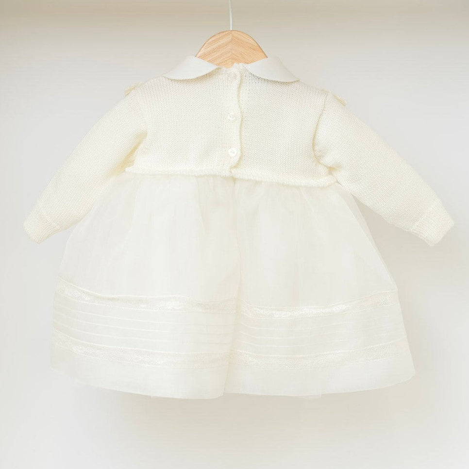 Abito Cerimonia Bimba AVORIO MARIANNA/VC -  NANU' BABY