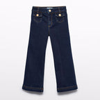 Pantalone denim palazzo Bimba Blu 5722/5 -  NANU' BABY