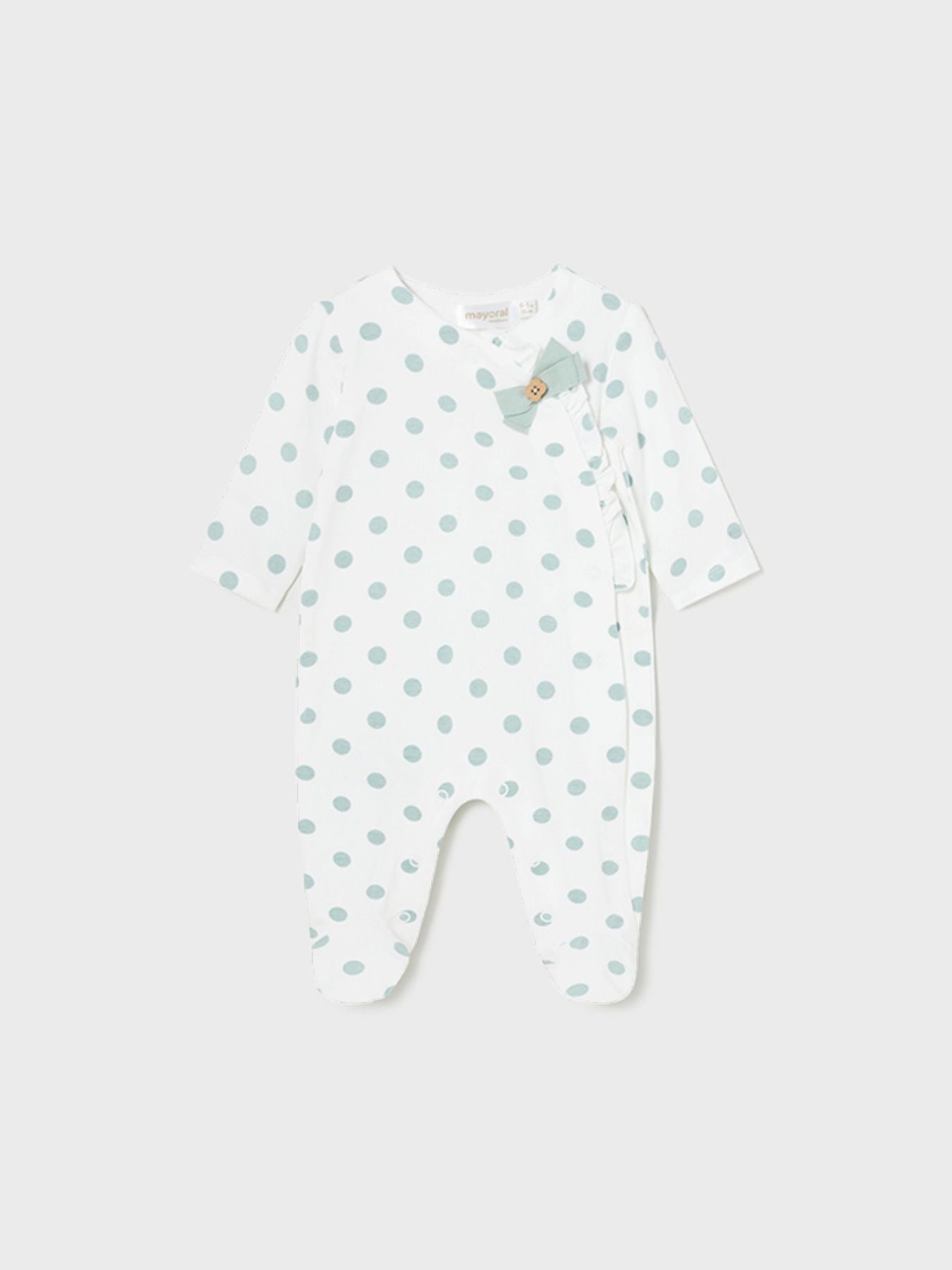 Set 2 pagliaccetti lunghi Neonata VERDE 1711/G
