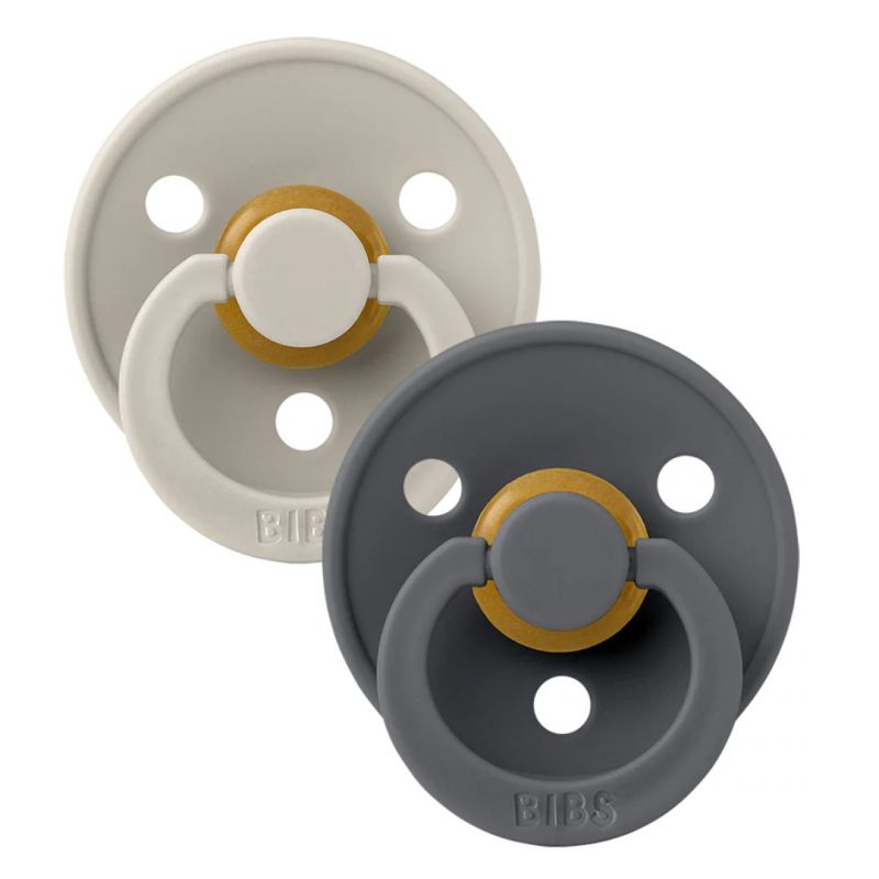 Set of 2 pacifiers Sand/Iron - 110381