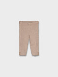 Baby Girl's Knit Leggings, Beige 10015/61
