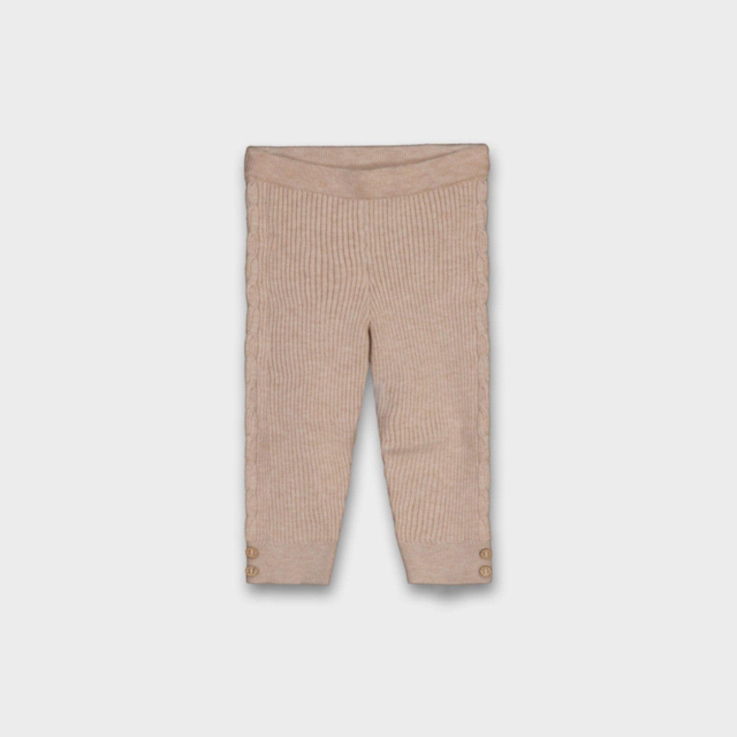 Leggings maglia tricot Bimba Beige 10015/61 -  NANU' BABY