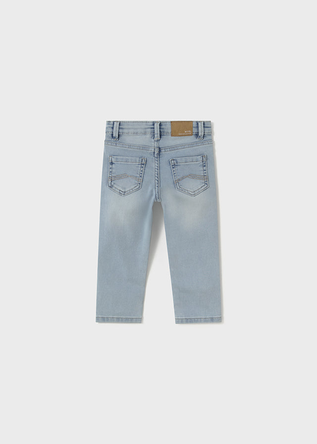 Pantaloni Cotone Effetto Jeans 1582/85