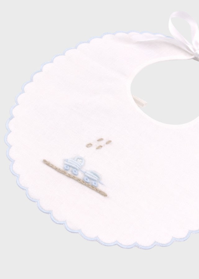 THOMAS/BV Baumwoll-Lätzchen mit Dampfstich