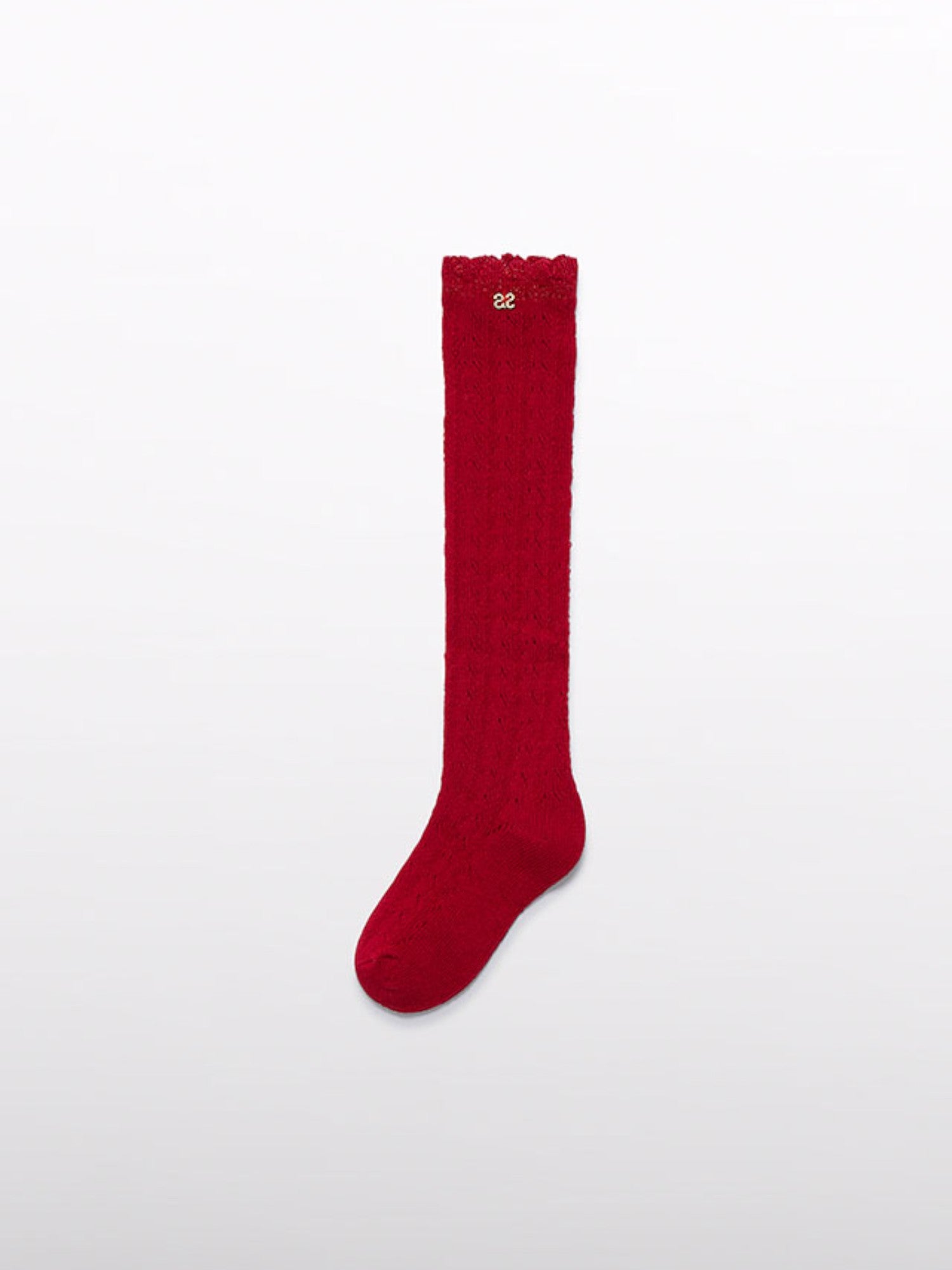 Calza traforata  Rosso 5953/41 -  NANU' BABY