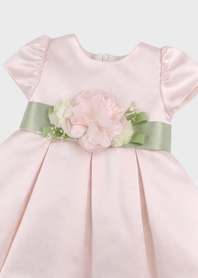 Abito Raso Fascia Rosa GG2636I