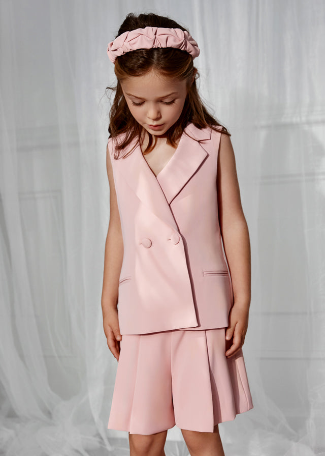 Pink Bermuda Waistcoat Set 5287/40
