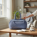 LOVE BAG - NANÙ BABY XL Wochenendtasche in Sugar Paper Sky