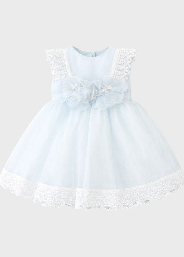 Abito Cerimonia Tulle Azzurro FB086/AP