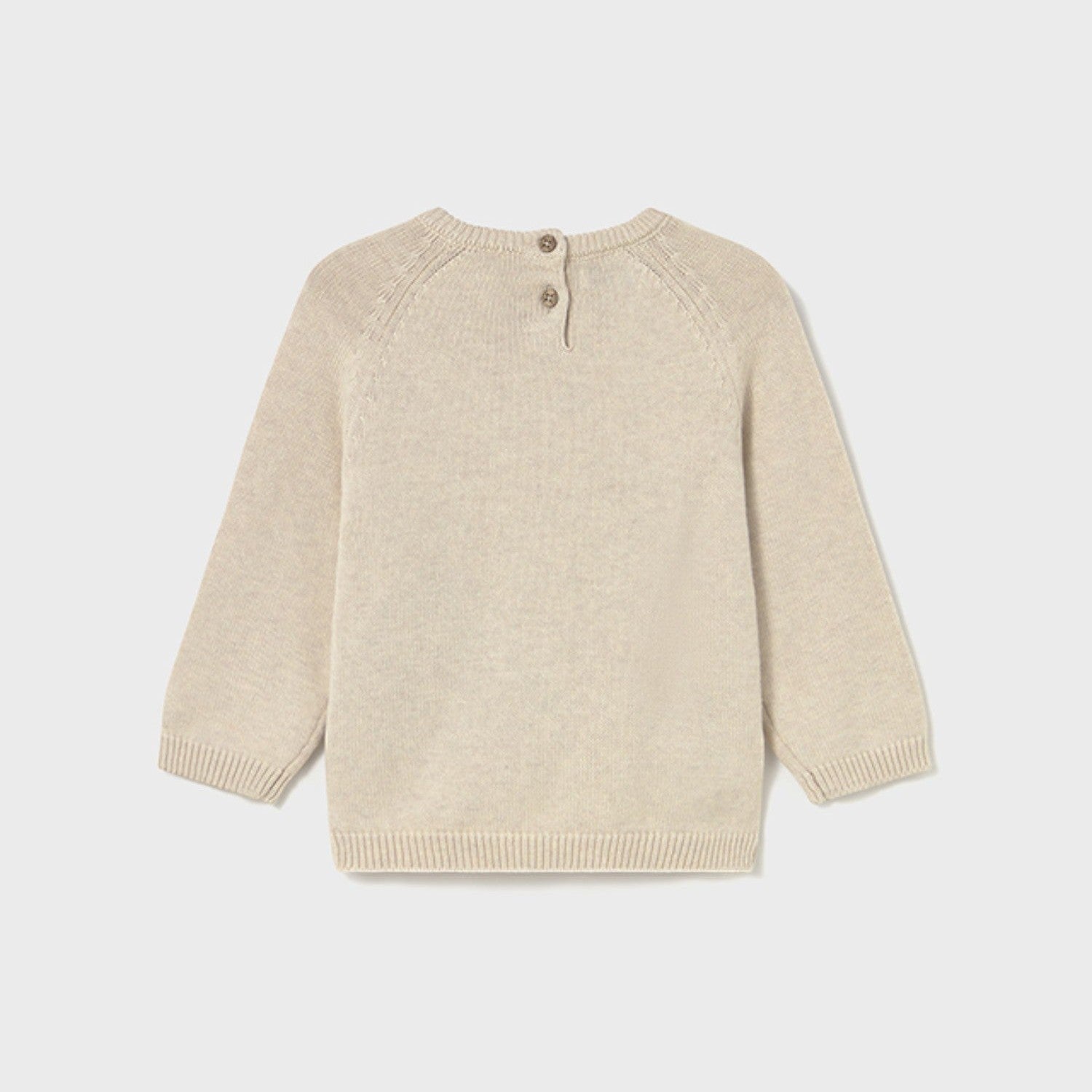 Maglioncino intarsio animal Bimbo Beige 2345/22 -  NANU' BABY