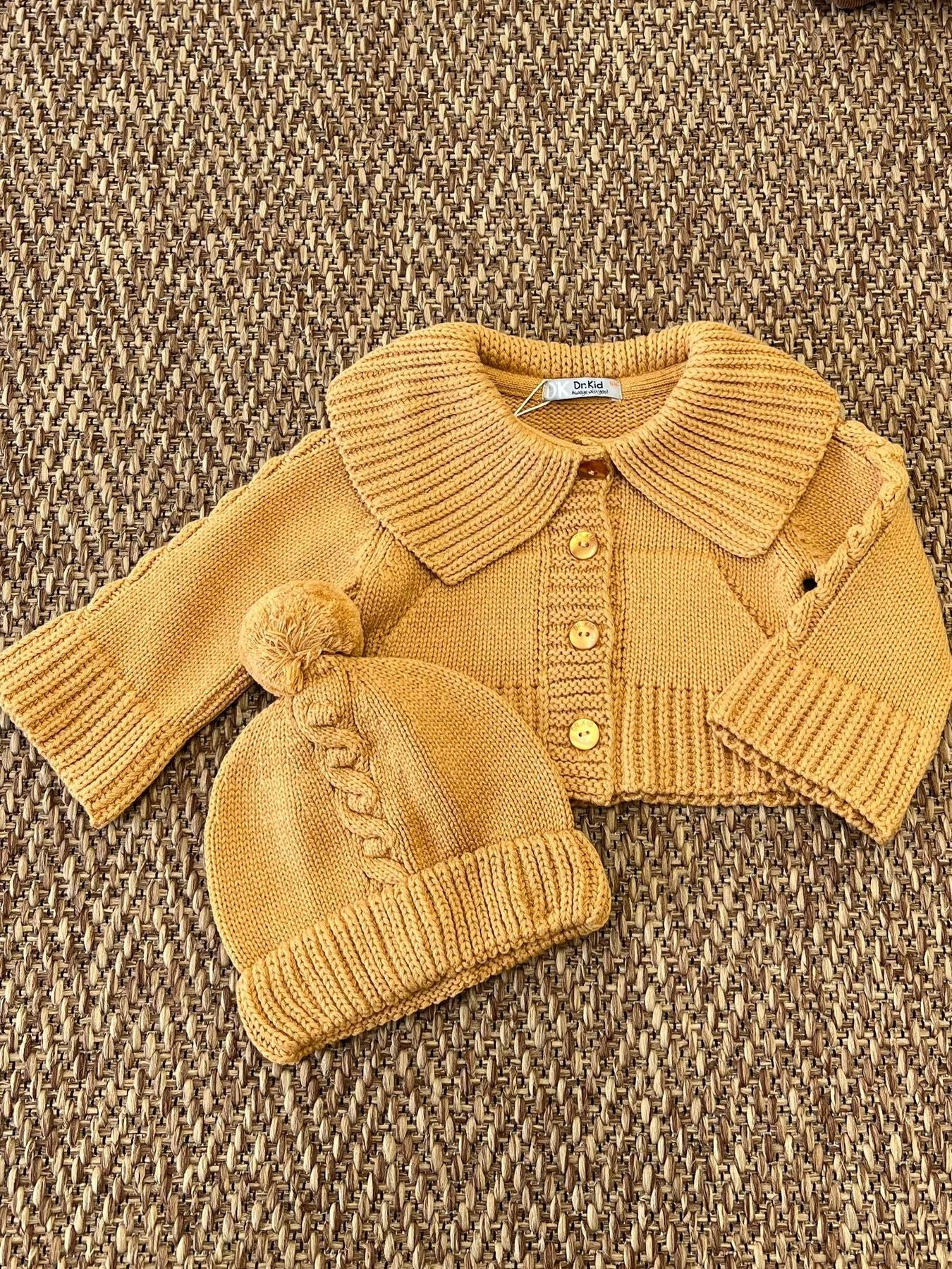 Giacca Bimba MARRONE DK336/OI23 -  NANU' BABY