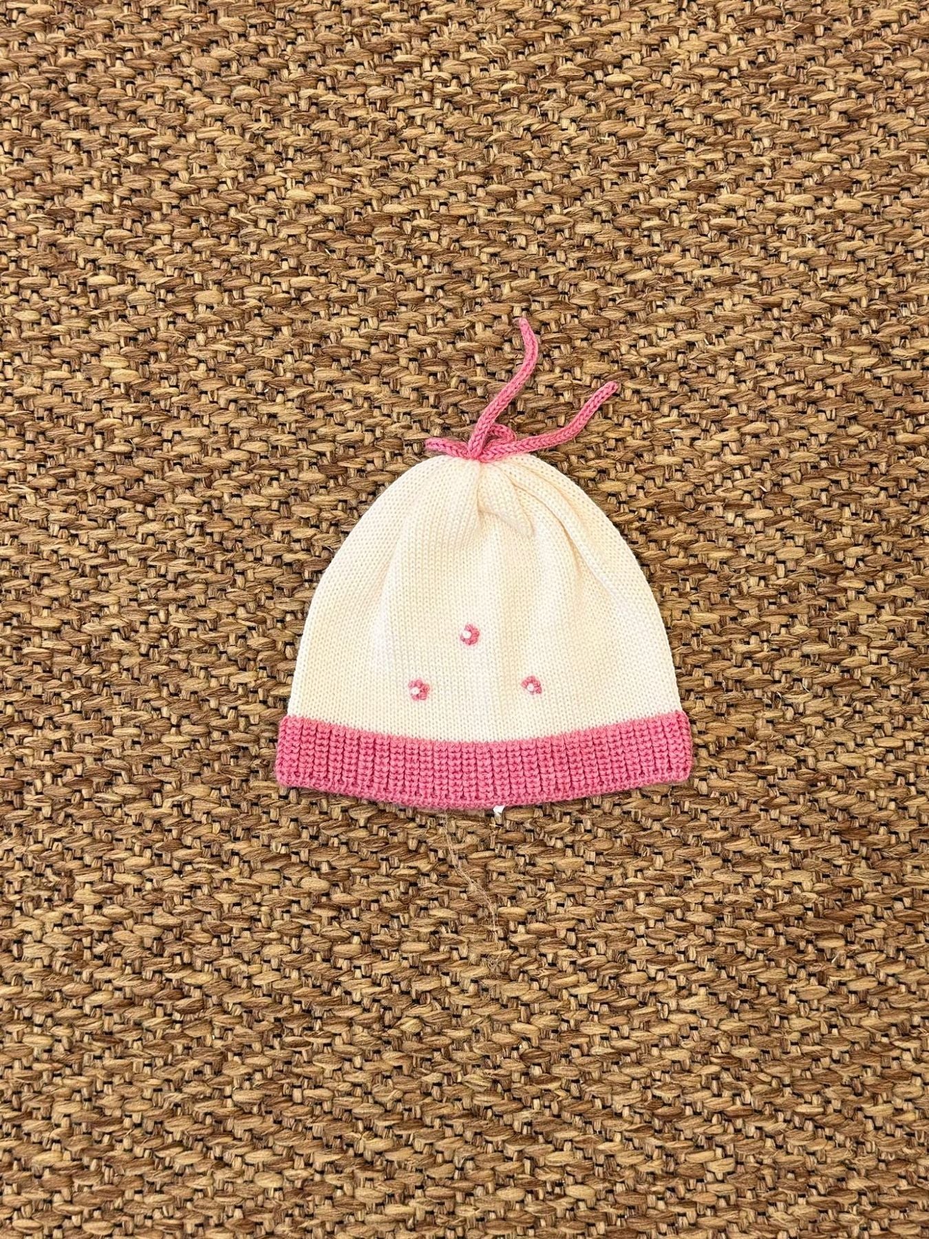 Cuffia Neonata AVORIO EIRA 5401 -  NANU' BABY