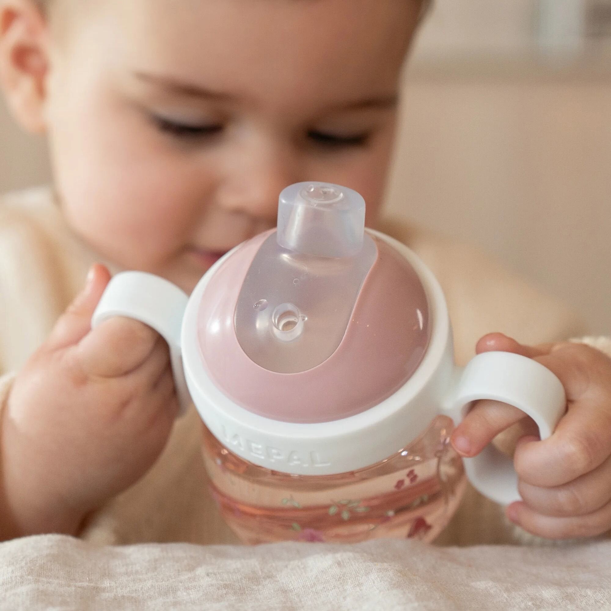 Tazza antigoccia MIO 200 ml  Rosa 108017065406 -  NANU' BABY