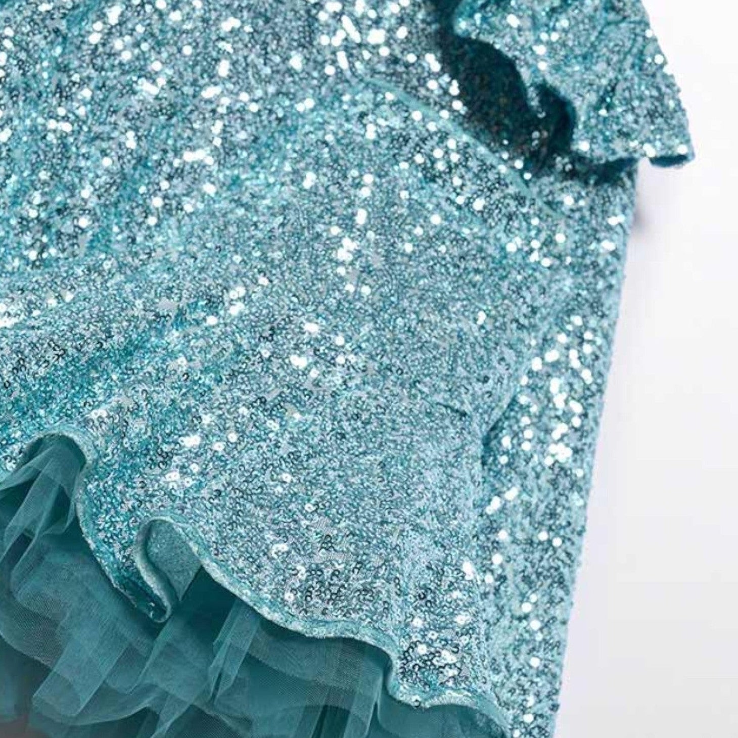 Compl. gonna lustrini Bimba Verde 5542/9 -  NANU' BABY