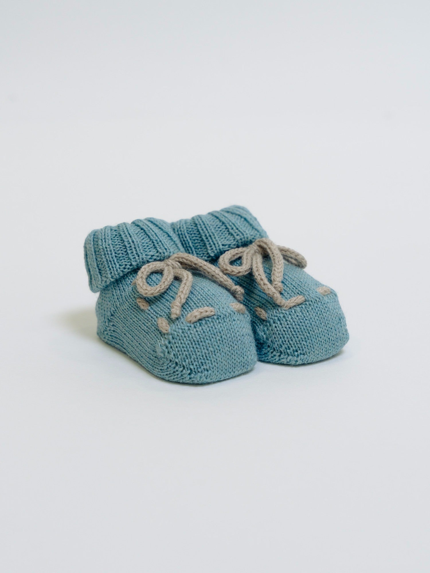 Babbucce Lacci Neonato EUCALIPTO SCOIATTOLO 721 -  NANU' BABY