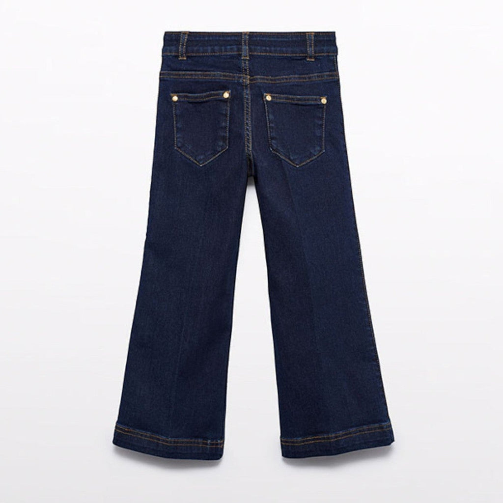 Pantalone denim palazzo Bimba Blu 5722/5 -  NANU' BABY
