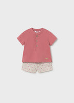 Completo Pantaloncini Polo Arancione 1281/48