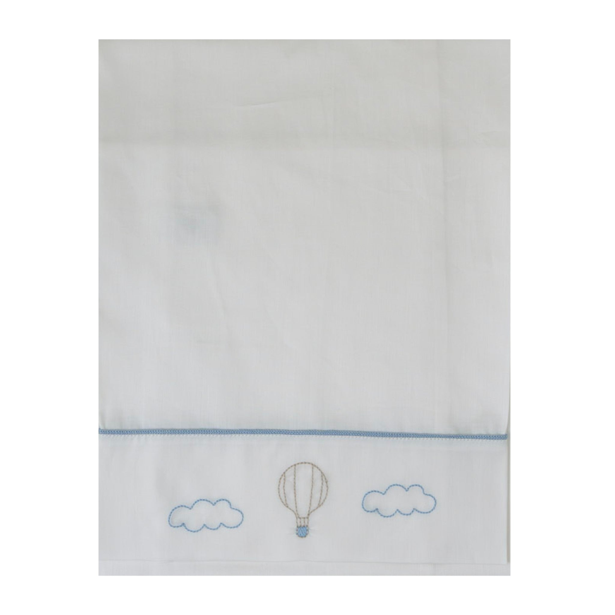 100% Cotton Baby Fitted Sheet Set, 3 Pieces, Vanilla Hot Air Balloon IN57LE/C